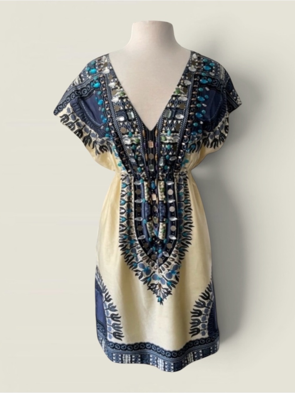 MEGHAN LOS ANGELES Bejeweled, Embellished Dress, Size 8